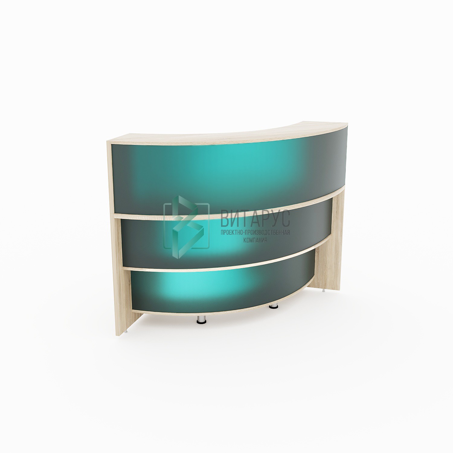 Кафедра выдачи литературы Медиум (Бо.2.02.05 1250х1250х1160)