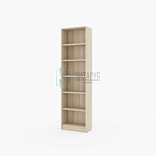 Стеллаж выставочный торцевой 6 полок к двухстороннему стеллажу