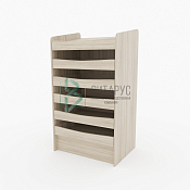 Шкаф для газет 5 ящиков с фигурным фасадом