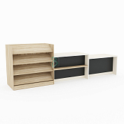 Кафедра выдачи литературы Грация (Бо.2.03.04 3400х800х750/ 1000/1200)