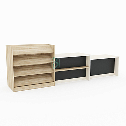 Кафедра выдачи литературы Грация (Бо.2.03.04 3400х800х750/ 1000/1200)