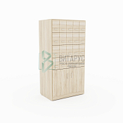 Шкаф формулярный 20 ящиков (5х4) на тумбе