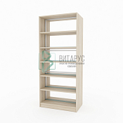 Стеллаж двухсторнний основной 6 полок